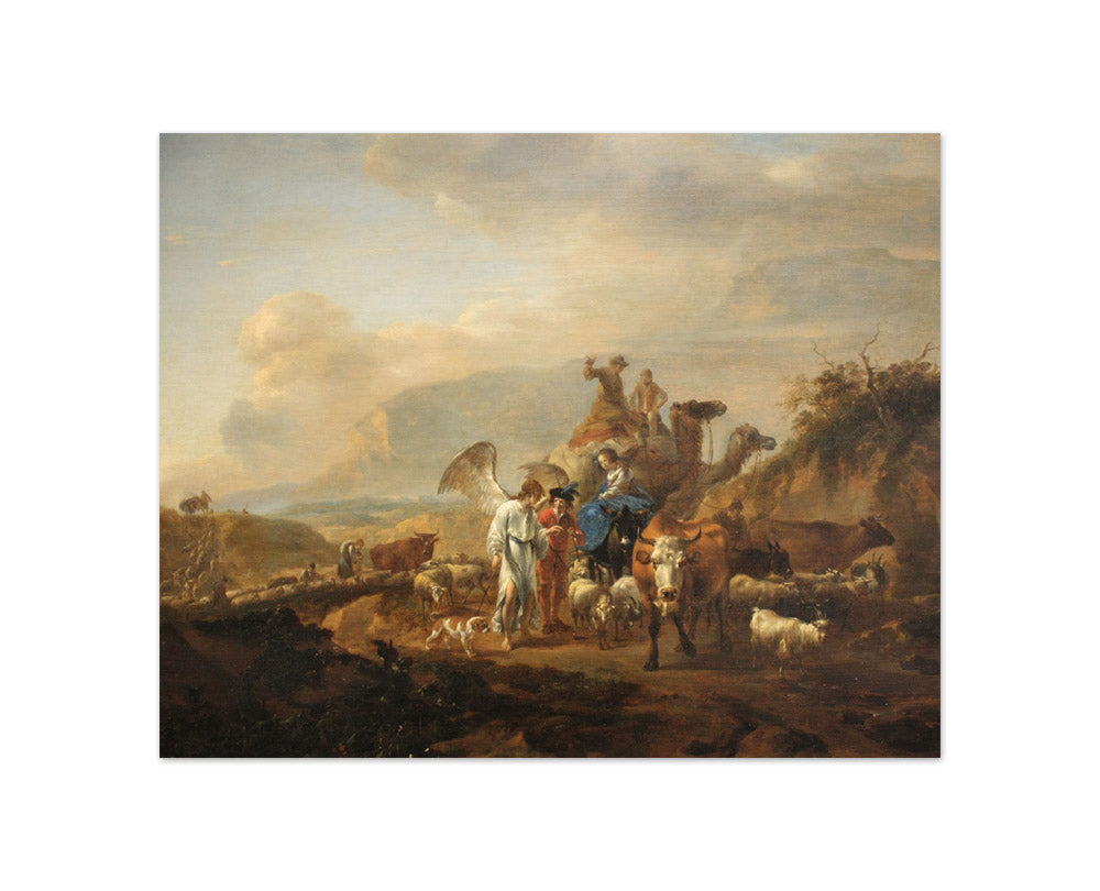 Nicolaes Pietersz Berchem - Return of Tobias - Compact / Full Bleed / No Frame