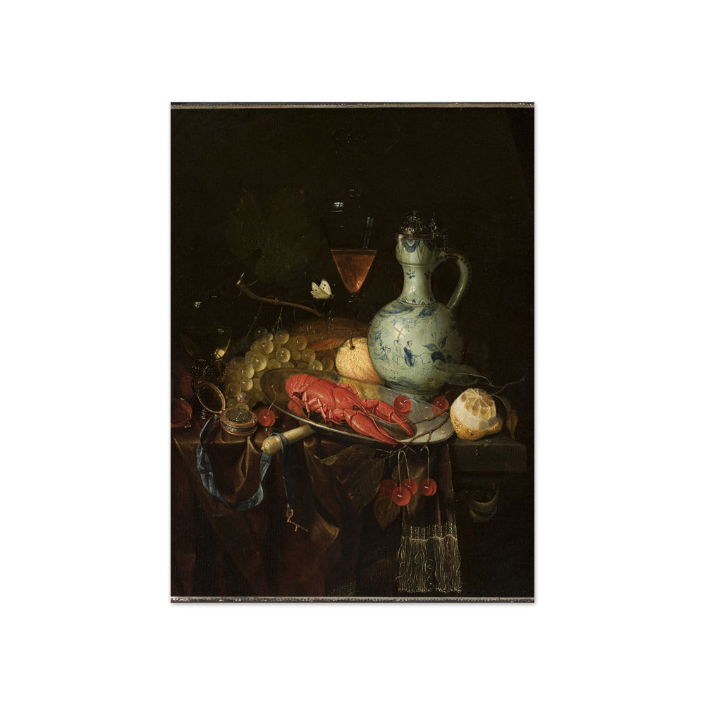 Nicolaes van Gelder - Still Life with a Watch - Compact / Full Bleed / No Frame
