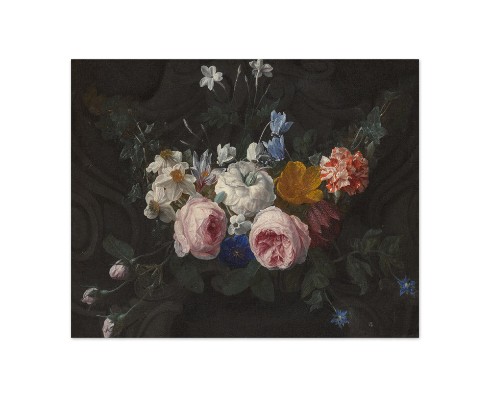 Nicolaes van Veerendael - Still Life of Flowers - Compact / Full Bleed / No Frame