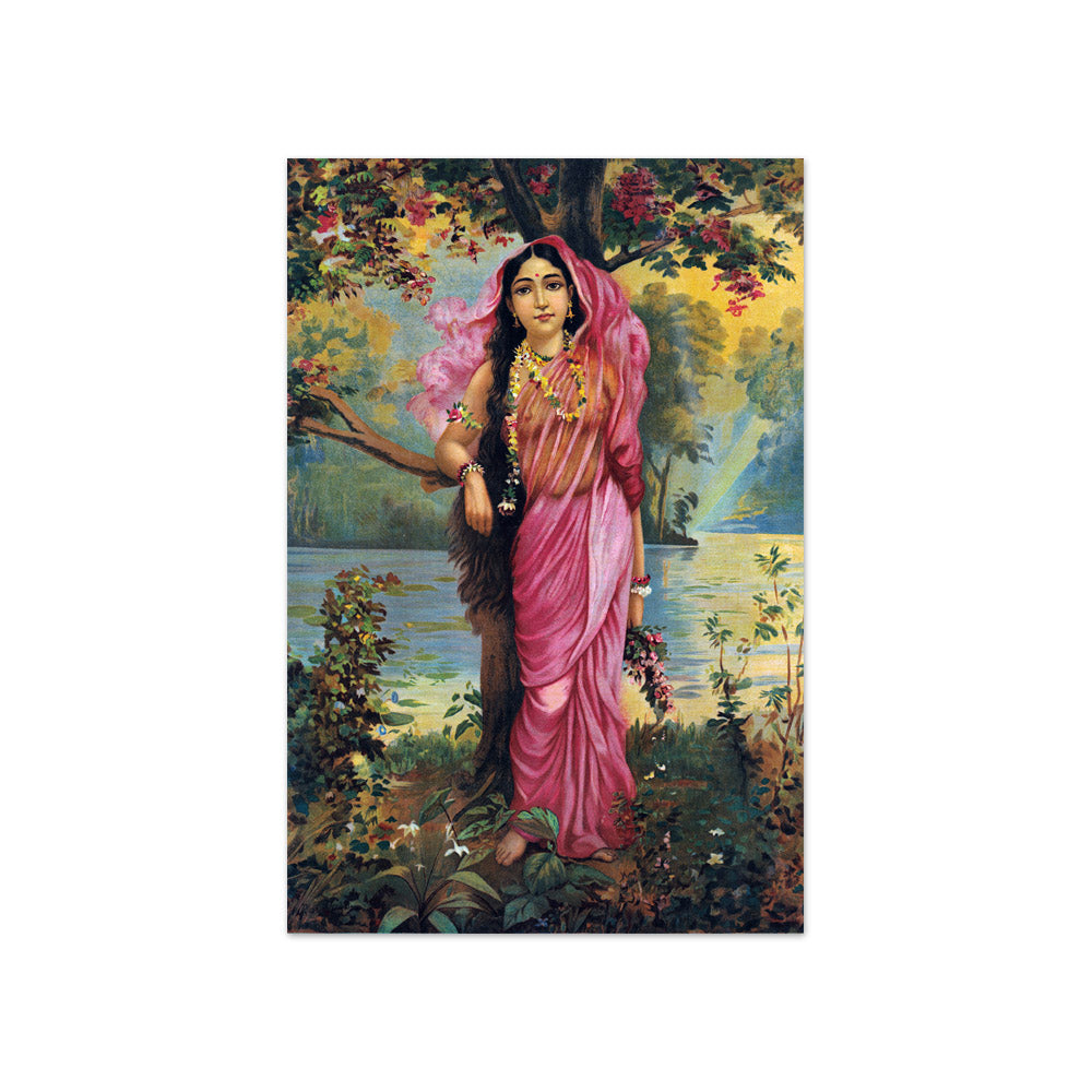 Raja Ravi Varma - Vasantika - Compact / Full Bleed / No Frame