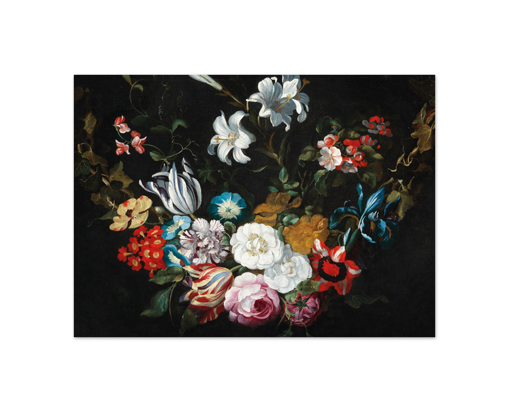Jan Pieter Breughel - Garland of Flowers - Compact / Full Bleed / No Frame