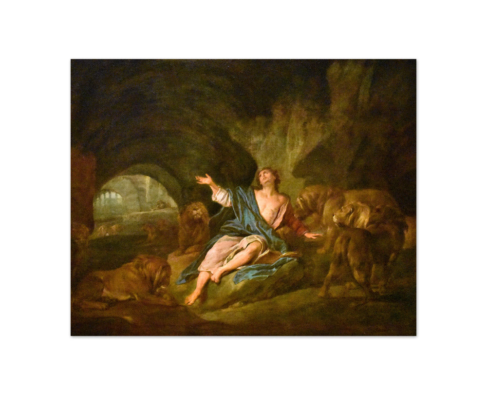 Nicolas Bertin - Daniel in the Lion's Den - Compact / Full Bleed / No Frame