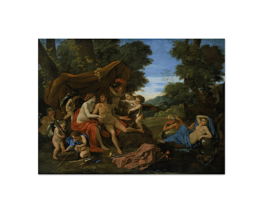 Nicolas Poussin - Mars and Venus - Compact / Full Bleed / No Frame