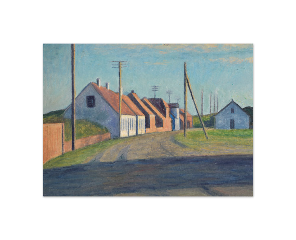 Niels Bjerre - A Road in a Station Town - Compact / Full Bleed / No Frame