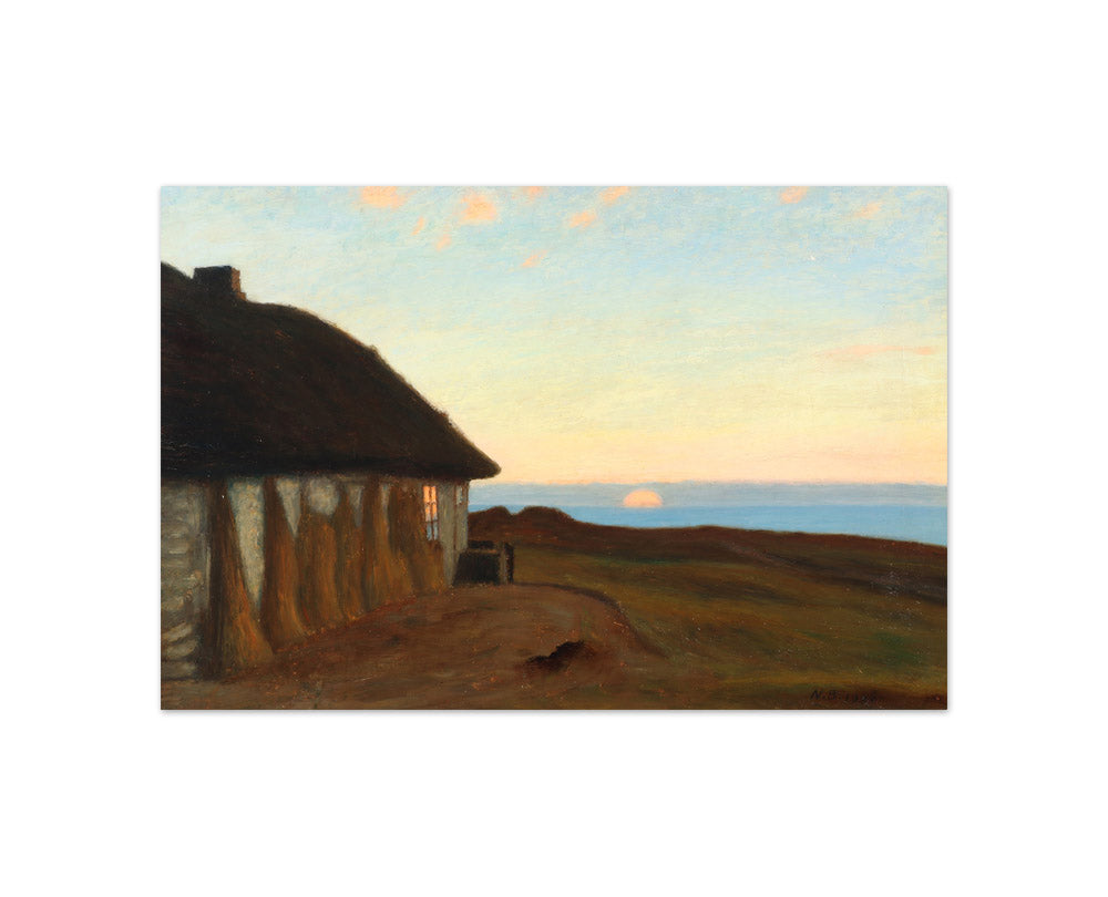 Niels Bjerre - A House on the Heath Overlooking the Water - Compact / Full Bleed / No Frame
