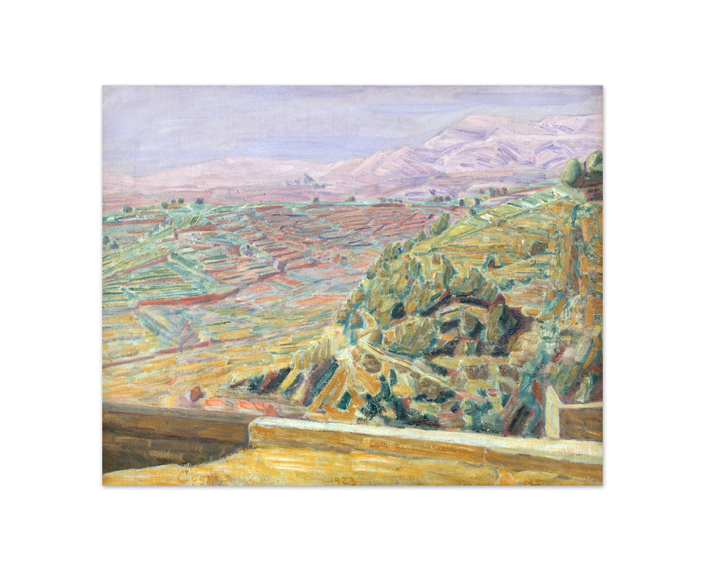 Niels Larsen Stevns - View from the Castle Square, Cagnes - Compact / Full Bleed / No Frame