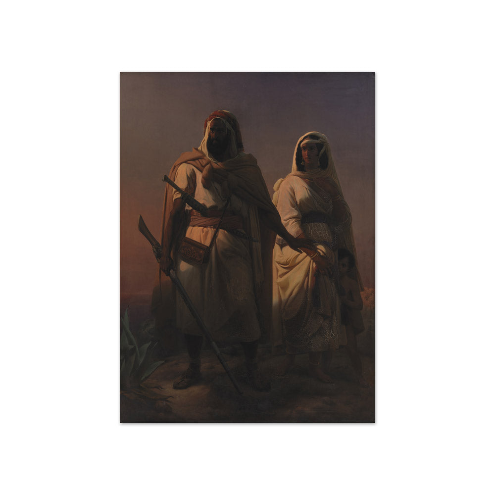 Niels Simonsen - An Arab Family in the Desert - Compact / Full Bleed / No Frame