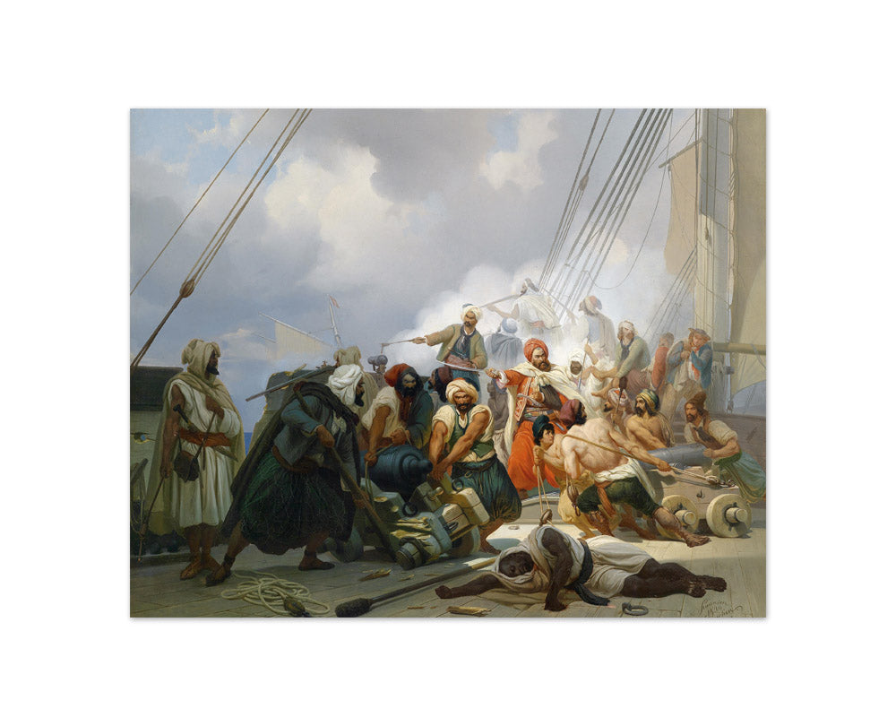 Niels Simonsen - Battle at Sea - Compact / Full Bleed / No Frame