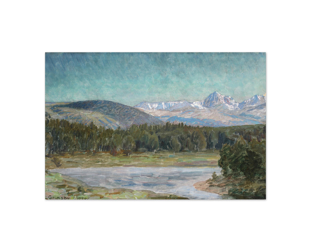 Niels Skovgaard - View from Grimsbu in Norway - Compact / Full Bleed / No Frame