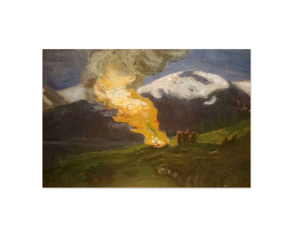Nikolai Astrup - Midsummer Night Bonfire - Compact / Full Bleed / No Frame