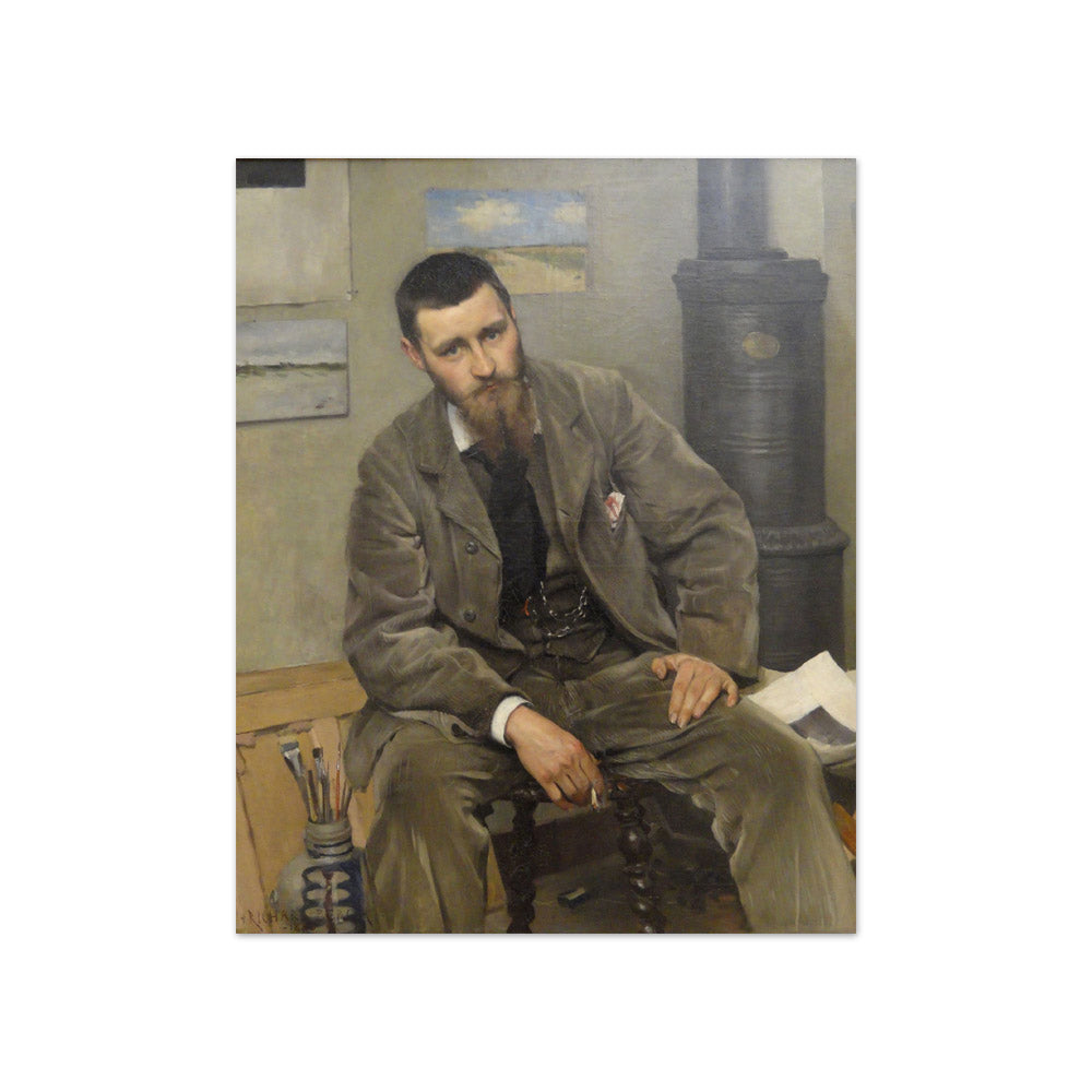 Richard Bergh - Portrait of the Painter Nils Kreuger - Compact / Full Bleed / No Frame