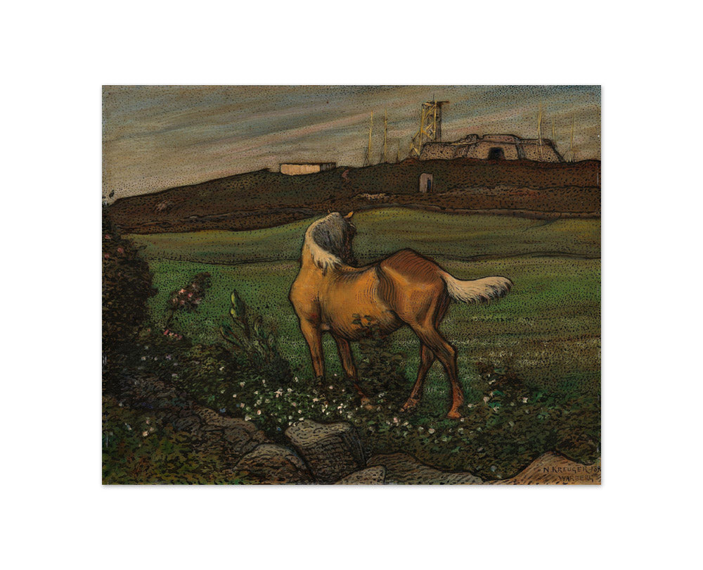 Nils Kreuger - Yellow Horse - Compact / Full Bleed / No Frame
