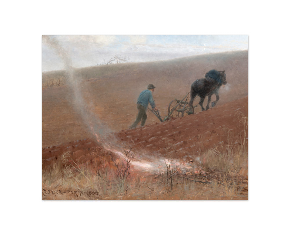 Nils Kreuger - Spring Ploughing - Compact / Full Bleed / No Frame