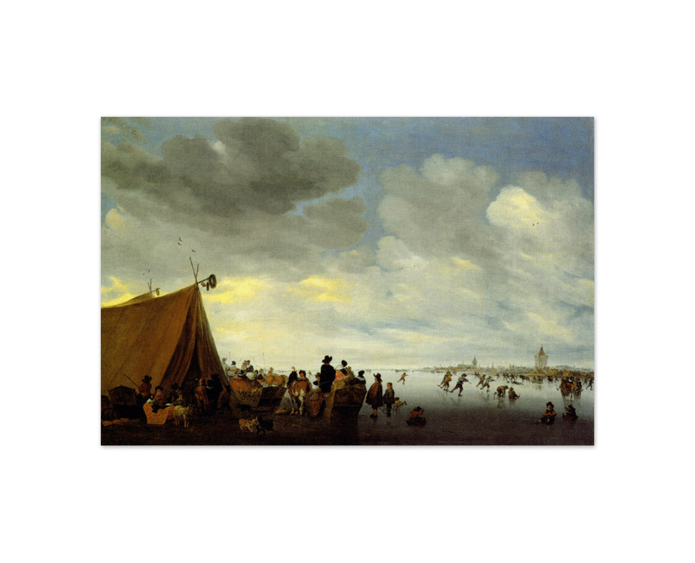 Salomon van Ruysdael - Winter Landscape - Compact / Full Bleed / No Frame
