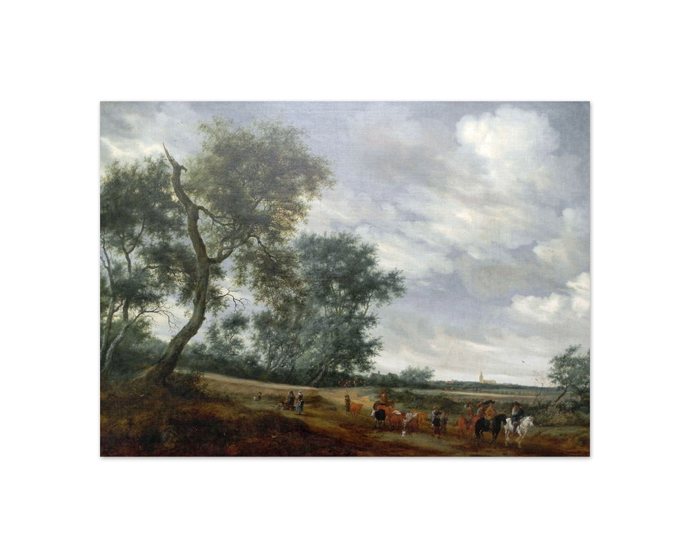 Salomon van Ruysdael - Holland Landscape - Compact / Full Bleed / No Frame