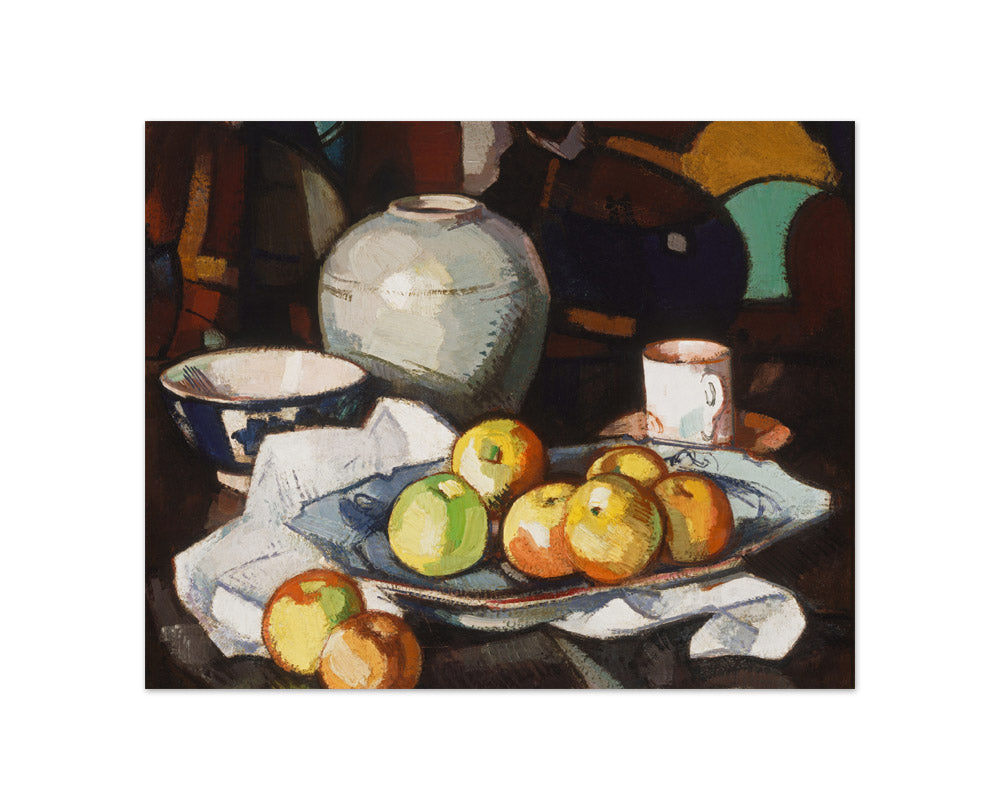 Samuel John Peploe - Still Life: Apples and Jar - Compact / Full Bleed / No Frame