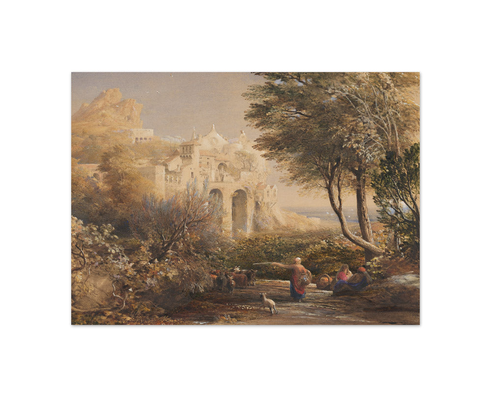 Samuel Palmer - La Vocatella: A Chapel Built by a Hermit Near Corpo - Compact / Full Bleed / No Frame