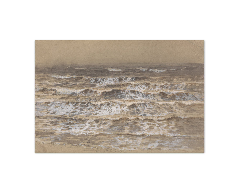 Samuel Palmer - Study of Waves - Compact / Full Bleed / No Frame