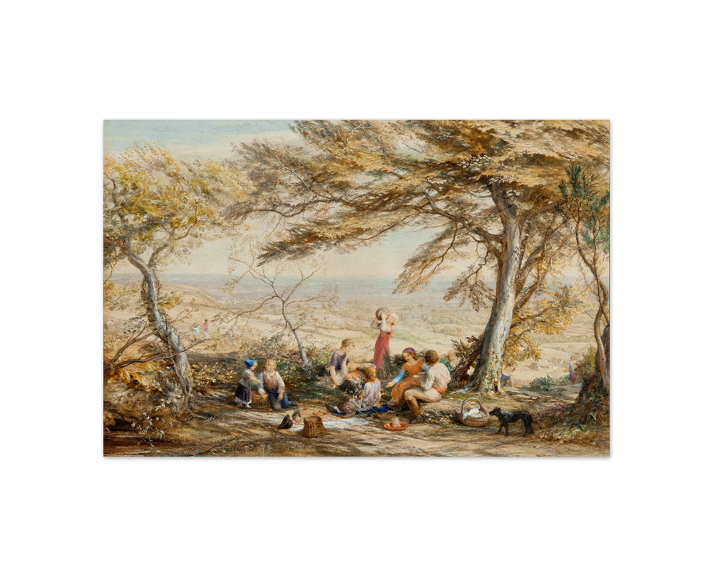 Samuel Palmer - The Rustic Dinner - Compact / Full Bleed / No Frame