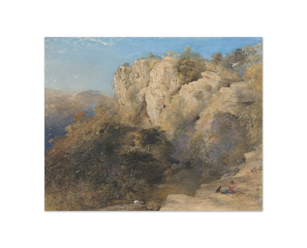 Samuel Palmer - Rocky Landscape in Wales - Compact / Full Bleed / No Frame