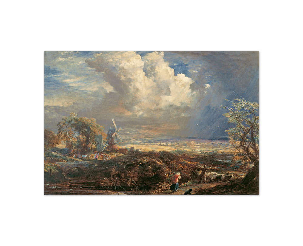 Samuel Palmer - Summer Storm near Pulborough, Sussex - Compact / Full Bleed / No Frame