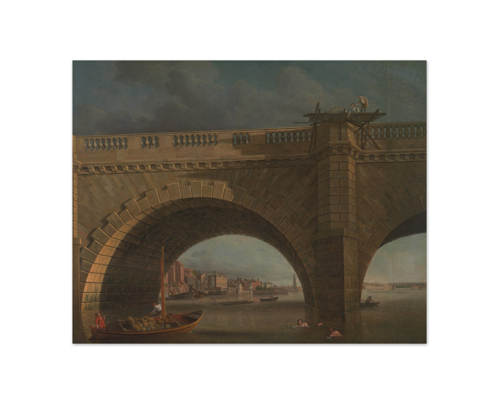 Samuel Scott - Arches of Westminster Bridge - Compact / Full Bleed / No Frame