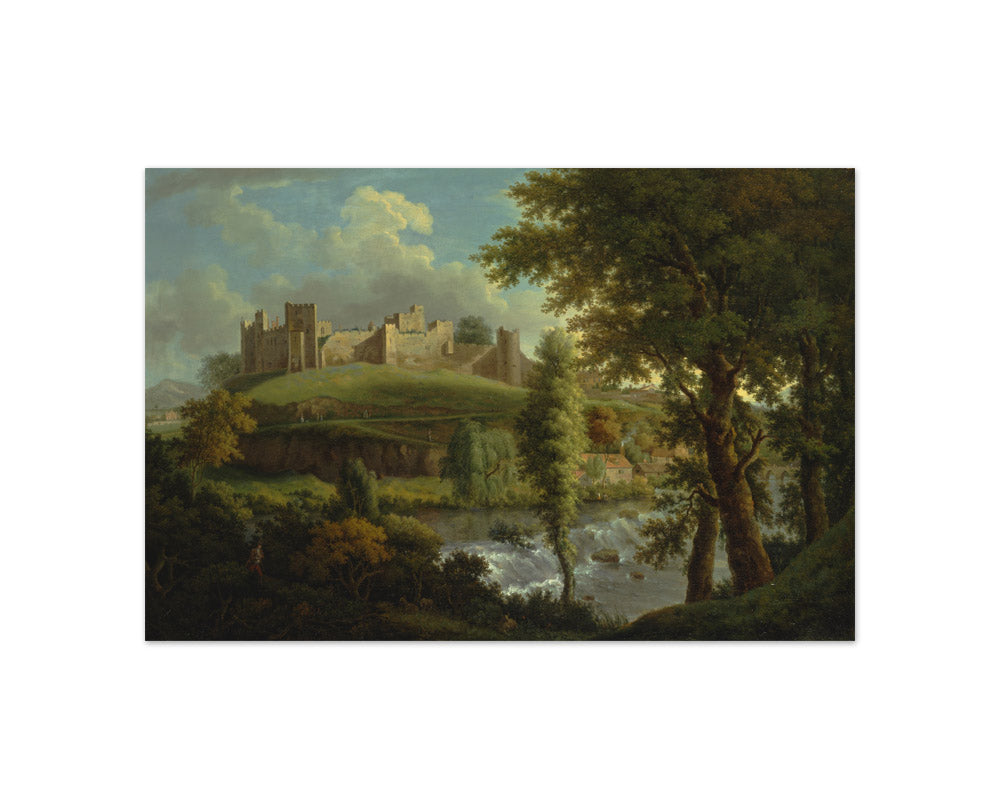 Samuel Scott - Ludlow Castle with Dinham Weir, from the South-West - Compact / Full Bleed / No Frame