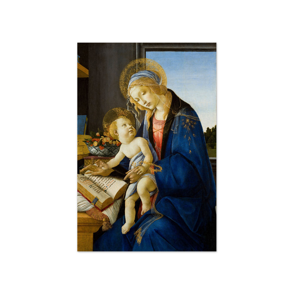Sandro Botticelli - The Virgin and Child (The Madonna of the Book) - Compact / Full Bleed / No Frame