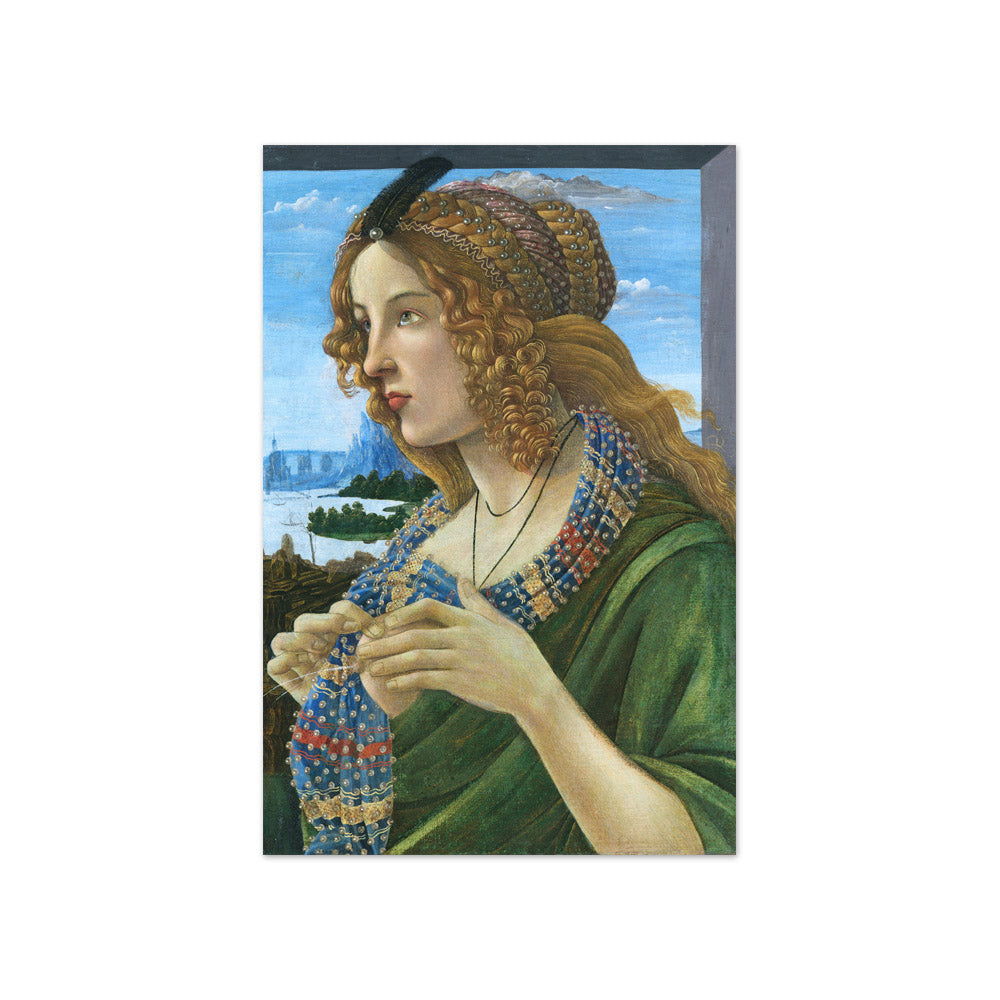 Sandro Botticelli - Allegorical Portrait of a Young Woman - Compact / Full Bleed / No Frame