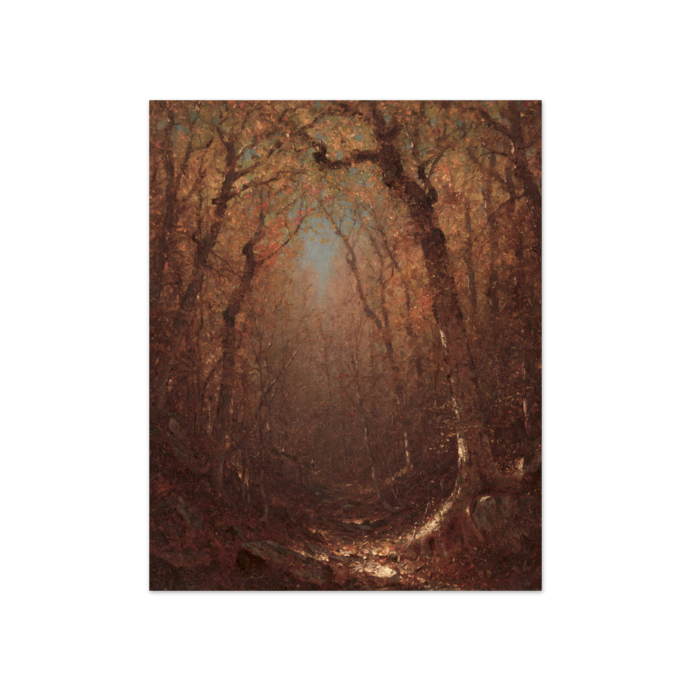 Sanford Robinson Gifford - A Wood Path - Compact / Full Bleed / No Frame