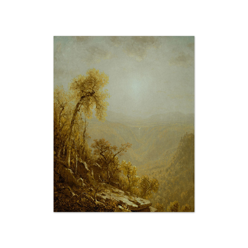Sanford Robinson Gifford - Kauterskill Clove, Catskill Mountains - Compact / Full Bleed / No Frame