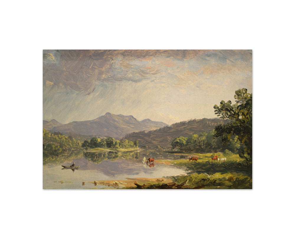 Sanford Robinson Gifford - Mount Washington from the Saco River - Compact / Full Bleed / No Frame