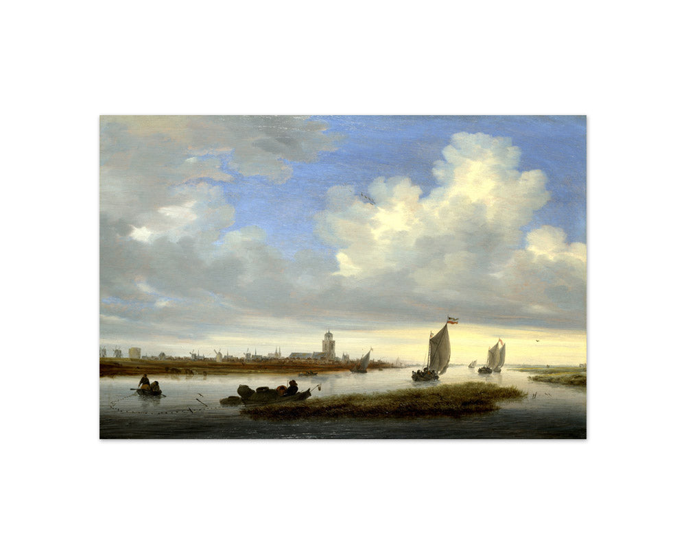 Salomon van Ruysdael - View of Deventer - Compact / Full Bleed / No Frame