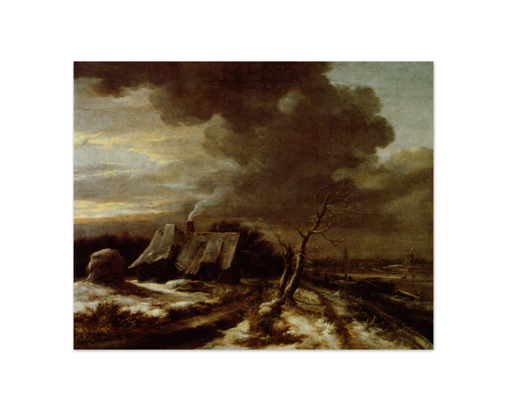 Jacob van Ruisdael - Winter Landscape - Compact / Full Bleed / No Frame