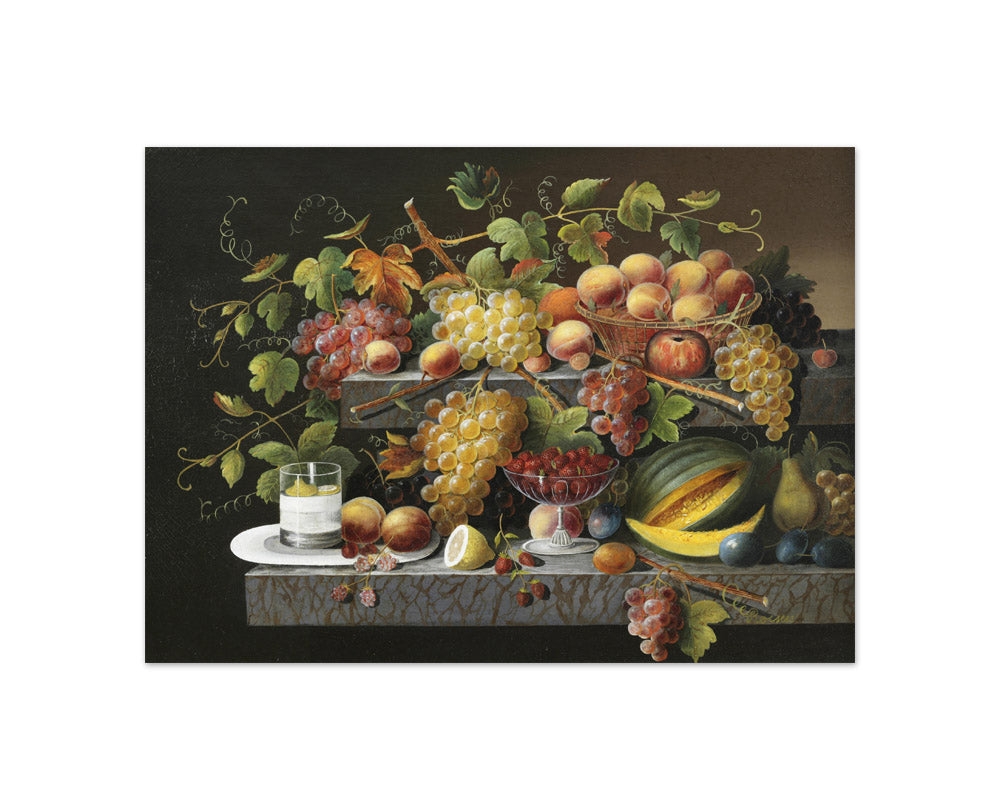 Severin Roesen - Still Life of Fruit - Compact / Full Bleed / No Frame