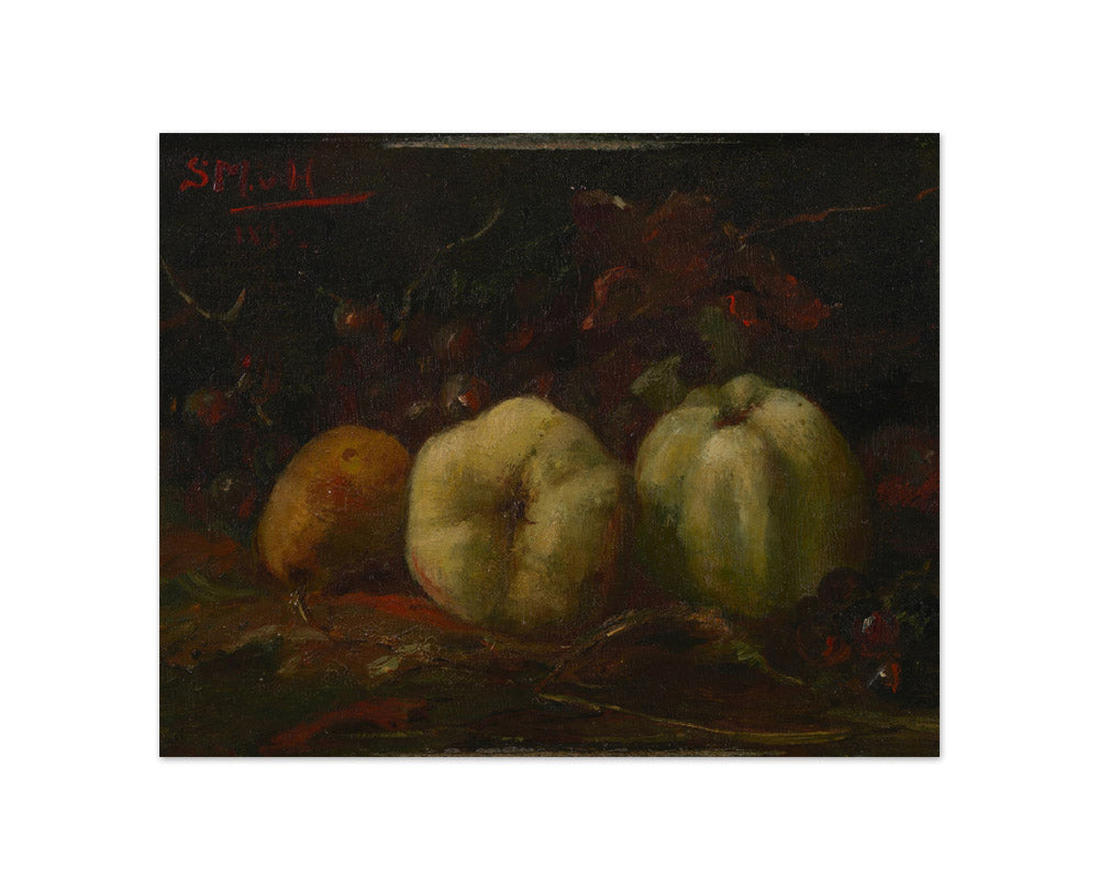 Sientje Mesdag-van Houten - Still Life with Apples and Grapes - Compact / Full Bleed / No Frame