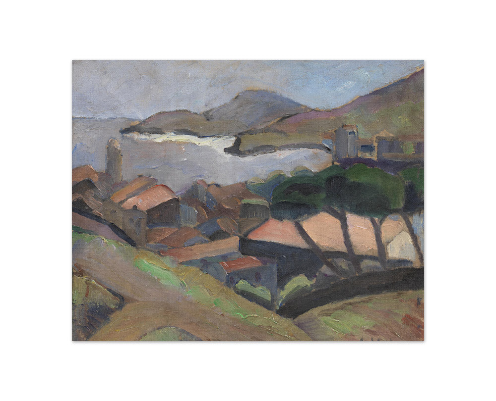 Astrid Holm - View over Collioure - Compact / Full Bleed / No Frame