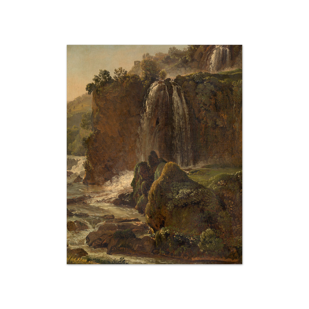 Simon Alexandre Clément Denis - Waterfall at Tivoli - Compact / Full Bleed / No Frame