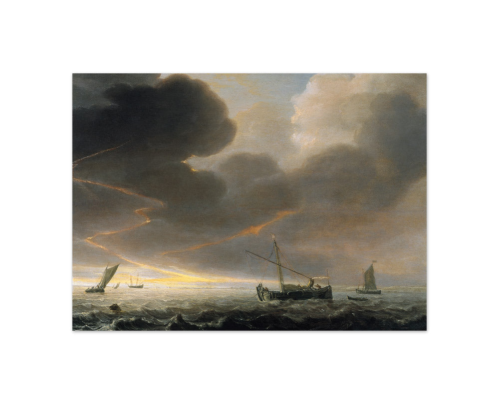 Simon de Vlieger - Thunderstorm off the Coast - Compact / Full Bleed / No Frame