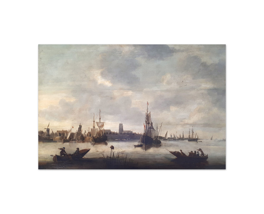 Simon de Vlieger - View of the Maas at Dordrecht - Compact / Full Bleed / No Frame