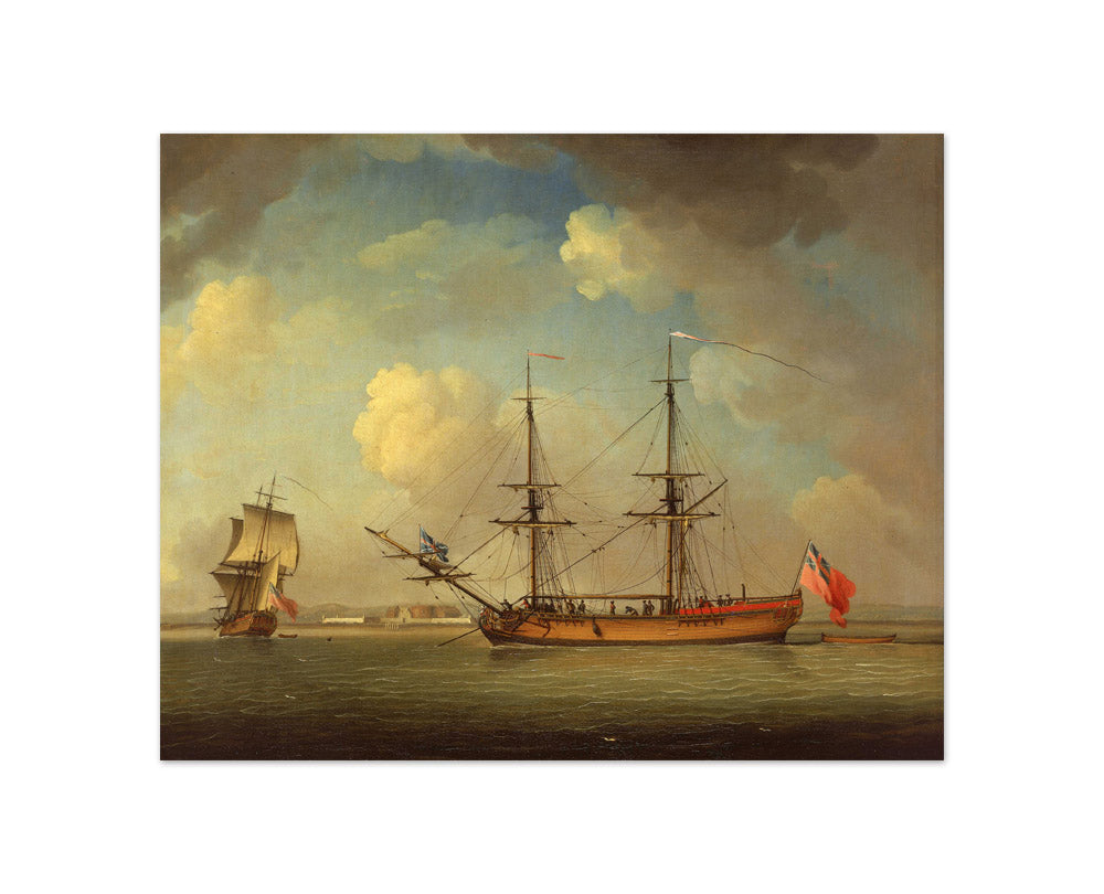 Charles Brooking - A Naval Snow - Compact / Full Bleed / No Frame