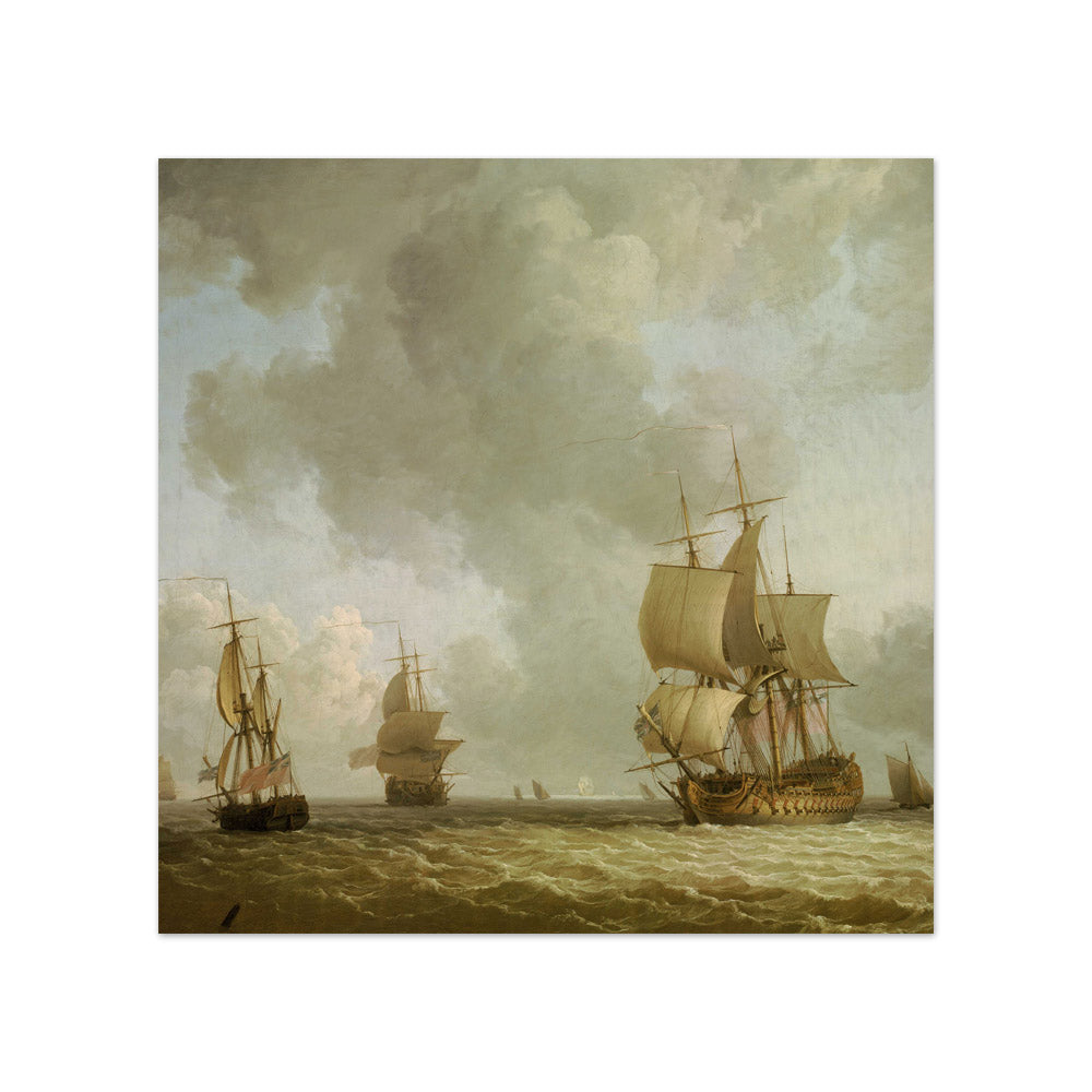 Charles Brooking - Ships in a Light Breeze - Compact / Full Bleed / No Frame