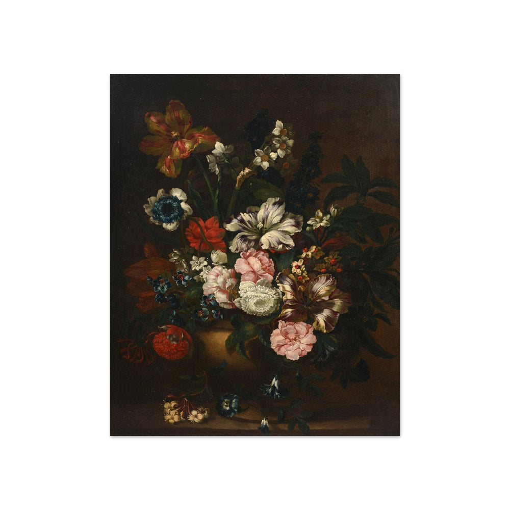 Pieter Hardimé - Mixed Bunch of Flowers in a Vase - Compact / Full Bleed / No Frame