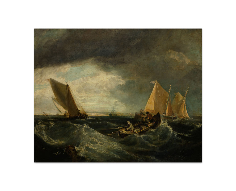 Augustus W. Callcott - Sheerness and the Isle of Sheppey - Compact / Full Bleed / No Frame