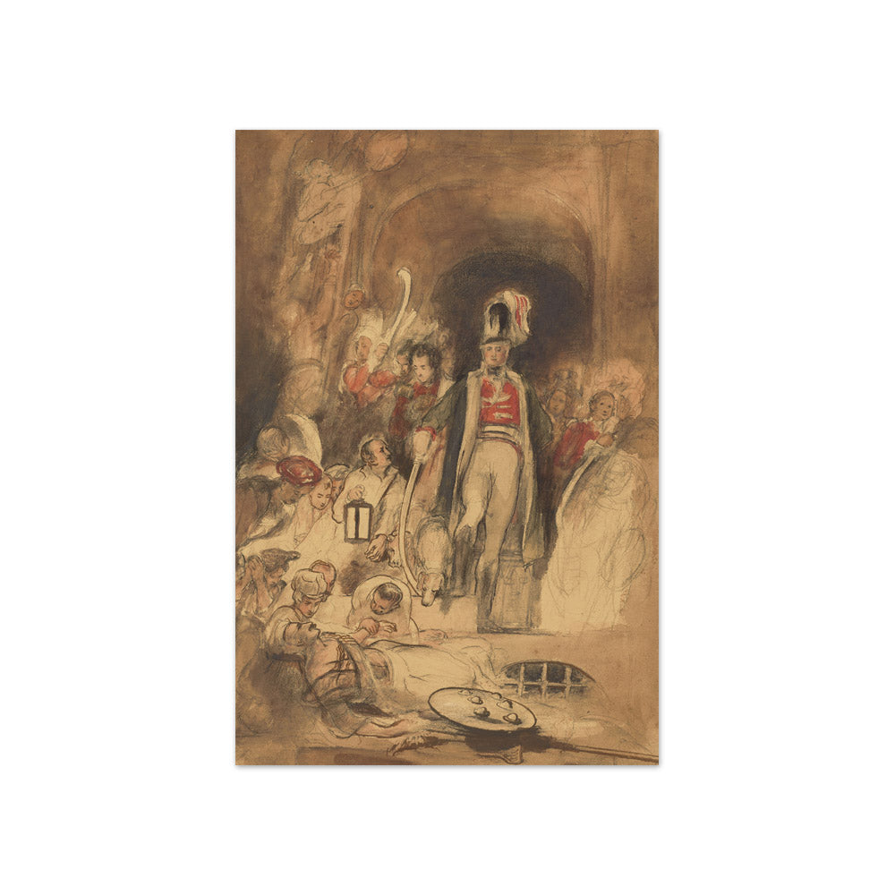 Sir David Wilkie - Sir David Baird Discovering the Body of Tipu Sahib - Compact / Full Bleed / No Frame