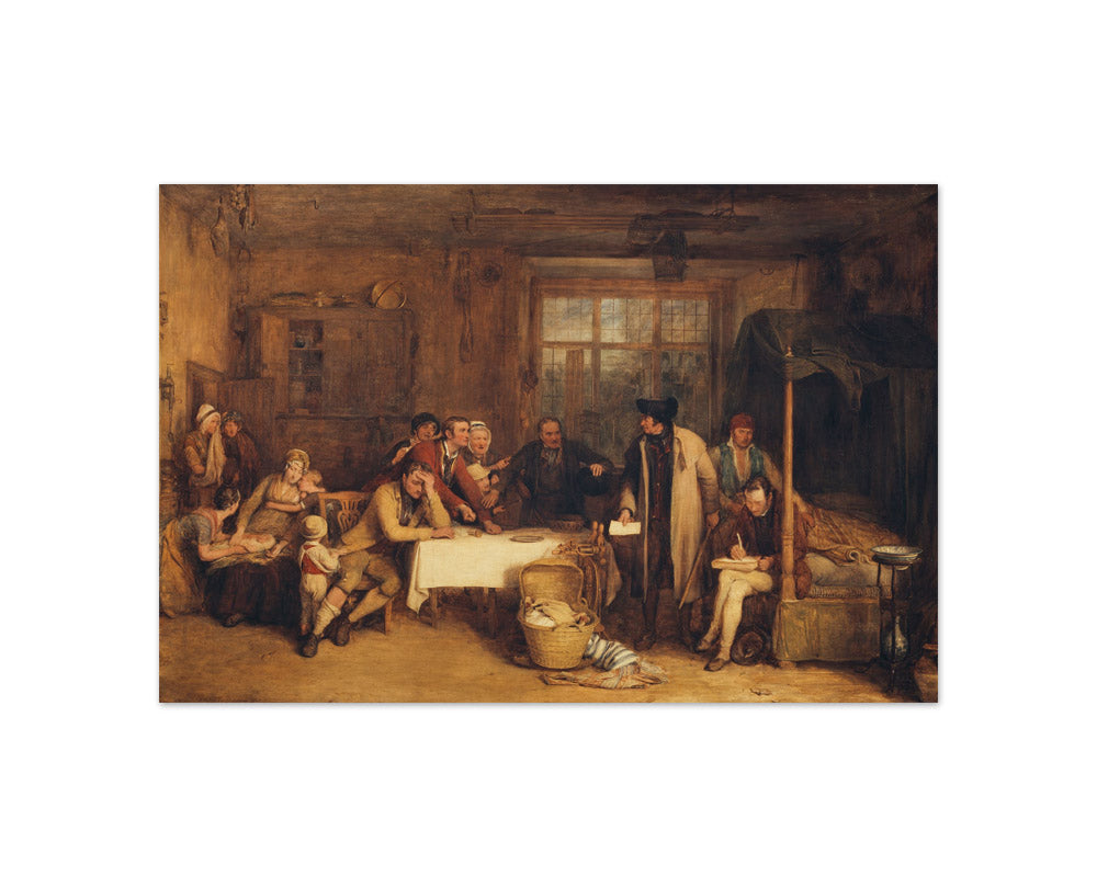 Sir David Wilkie - Distraining for Rent - Compact / Full Bleed / No Frame