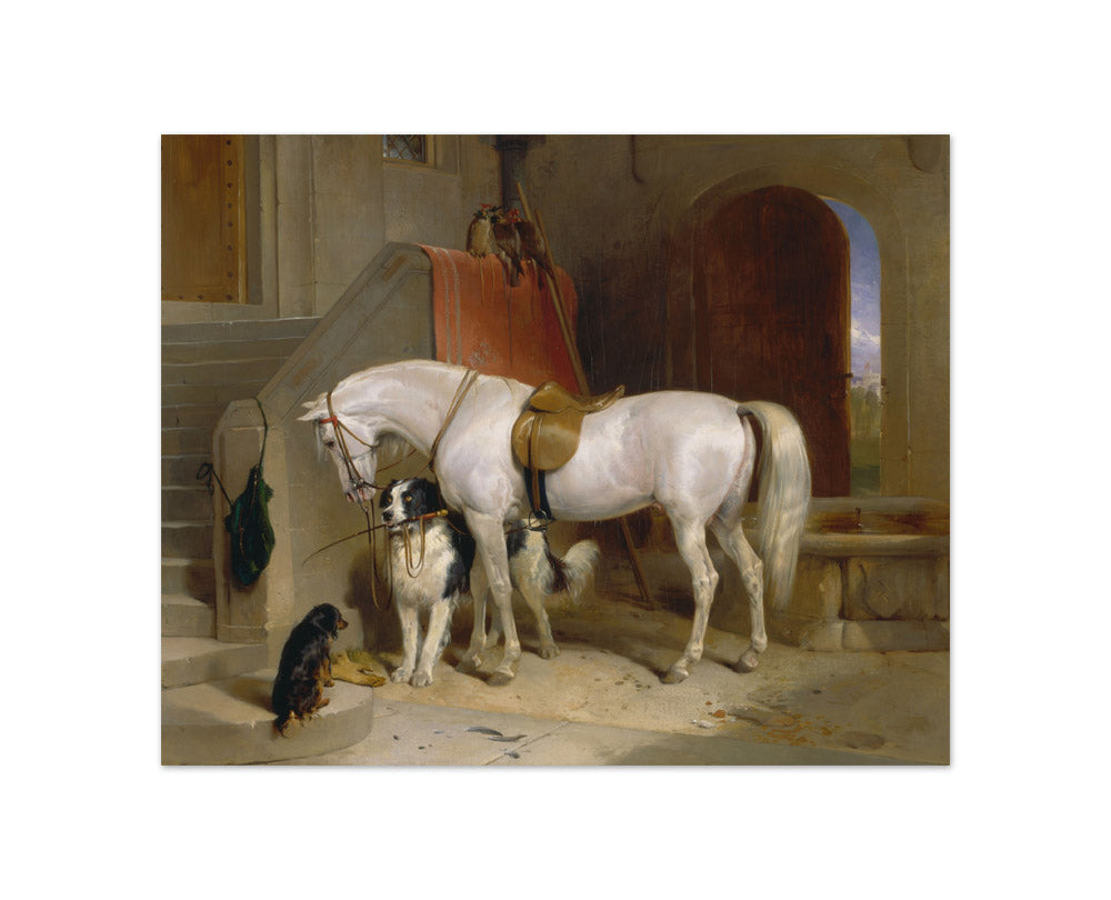 Sir Edwin Henry Landseer - Favourites, the Property of H.R.H. Prince George of Cambridge - Compact / Full Bleed / No Frame