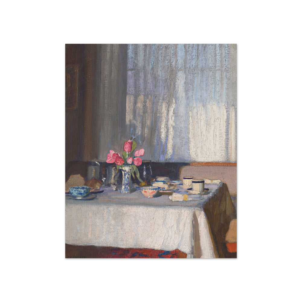Sir George Clausen - The Breakfast Table - Compact / Full Bleed / No Frame