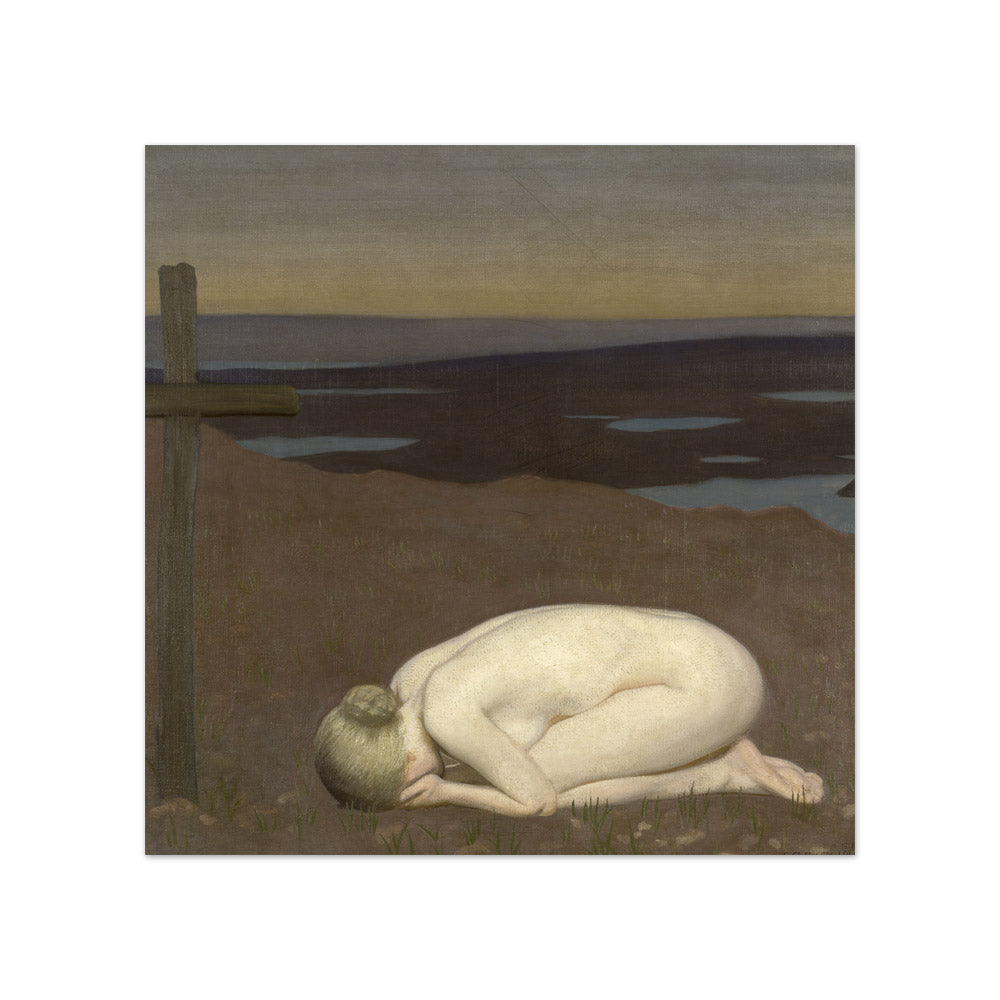 Sir George Clausen - Youth Mourning - Compact / Full Bleed / No Frame