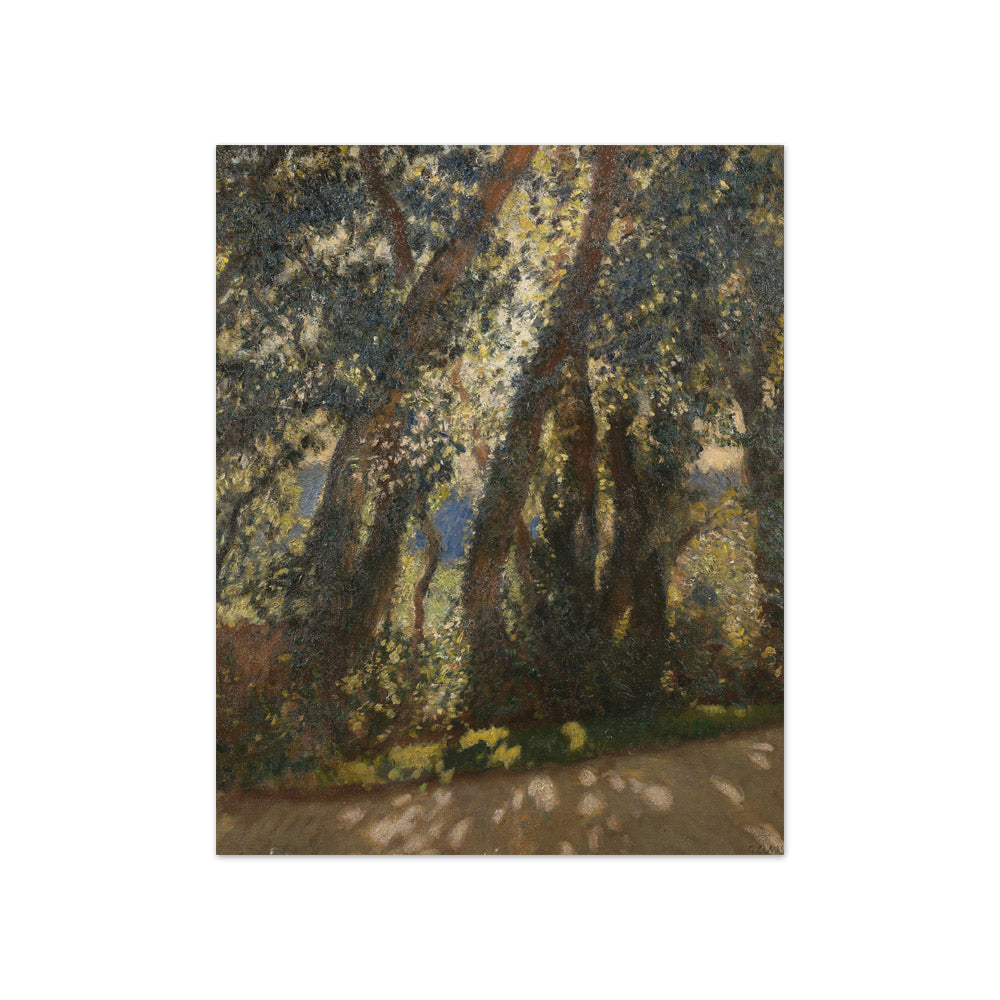 Sir George Clausen - Roadside Trees, Afternoon - Compact / Full Bleed / No Frame